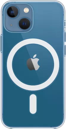 JETech Coque Magnétique Pour IPhone 13 Mini 5,4 Pouces Compatible Avec MagSafe, Etui Translucide Mat Arrière Housse Fine Antichoc (Rose Craie