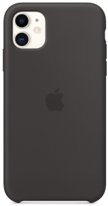 Coque en silicone - noir - iPhone 11